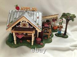 Dept. 56, Snow Village, Harvest Apple Orchard Rare