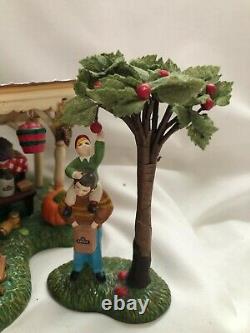 Dept. 56, Snow Village, Harvest Apple Orchard Rare