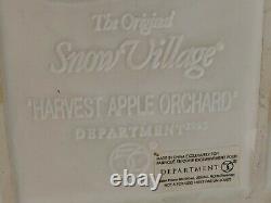 Dept. 56, Snow Village, Harvest Apple Orchard Rare