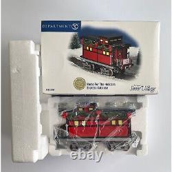 Dept 56 Snow Village Home For The Holidays Express Caboose Lmtd Edition-56.02991