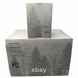 Dept 56 Snow Village Lot 58 Christmas Court Illuminated House Back For Holidays