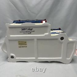 Dept 56 Snow Village Lot 58 Christmas Court Illuminated House Back For Holidays