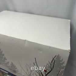 Dept 56 Snow Village Lot 58 Christmas Court Illuminated House Back For Holidays