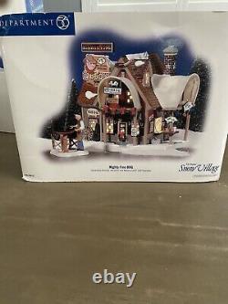 Dept 56. Snow Village. Mighty Fine BBQ. 2006. #56.55613