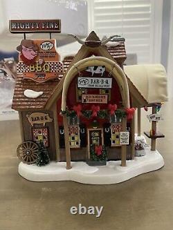 Dept 56. Snow Village. Mighty Fine BBQ. 2006. #56.55613