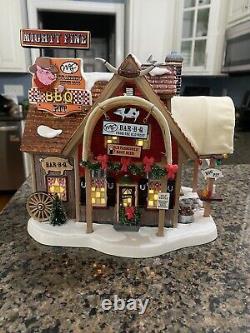 Dept 56. Snow Village. Mighty Fine BBQ. 2006. #56.55613