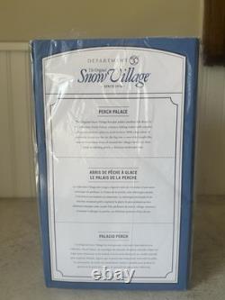 Dept 56 Snow Village Perch Palace Fish Shack #6011418 NEW Lake Ice Fishing House