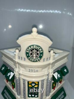 Dept. 56, Snow Village, STARBUCKS COFFEE Shop #54859 (1995/ Retired) with box