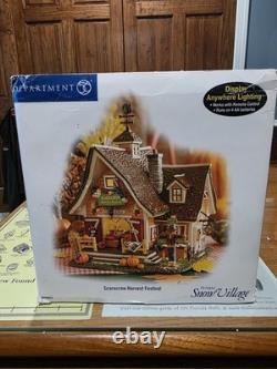 Dept 56 Snow Village Scarecrow Harvest Festival