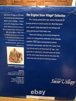 Dept 56 Snow Village Scarecrow Harvest Festival