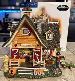 Dept 56 Snow Village Scarecrow Harvest Festival #799932 MIB Fall Halloween Set