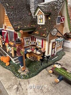 Dept 56 Snow Village Scarecrow Harvest Festival #799932 MIB Fall Halloween Set