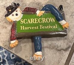 Dept 56 Snow Village Scarecrow Harvest Festival #799932 MIB Fall Halloween Set