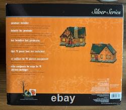 Dept 56 Snow Village Silver Series Happy Halloween House (box set of 4)