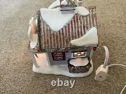 Dept 56 Snow Village Sleigh Bells Hitching Post As Pictured Free Shipping