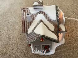 Dept 56 Snow Village Sleigh Bells Hitching Post As Pictured Free Shipping