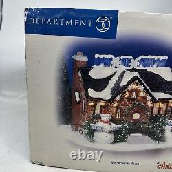 Dept 56 Snow Village Snowman House 55390 RETIRED 2020 with box & adapter Working