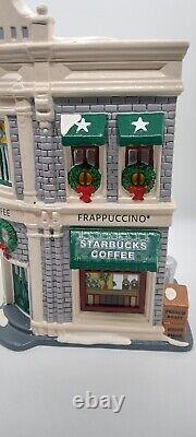 Dept 56 Snow Village Starbucks Coffee #56.54859 Works