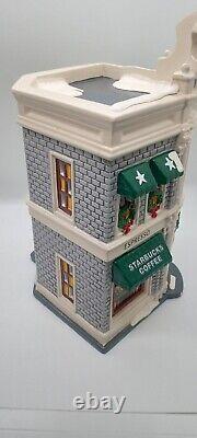 Dept 56 Snow Village Starbucks Coffee #56.54859 Works