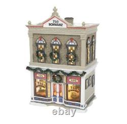 Dept 56 Snow Village THE WONDER OF A FAO TOY STORE Lit Building Free Shipping