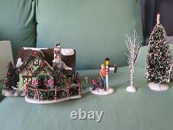 Dept 56 Snow Village The Peppermint House Christmas Lane Building 55350 As-Is