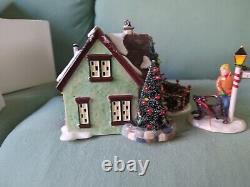 Dept 56 Snow Village The Peppermint House Christmas Lane Building 55350 As-Is