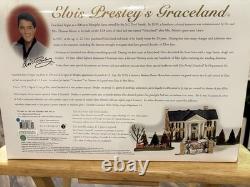 Dept. 56 Special Edition Elvis Presley Graceland Mansion Christmas Set. NRFB