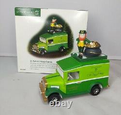 Dept 56 St Patrick's Day village Express Irish van truck car vehicle Heritage