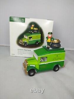 Dept 56 St Patrick's Day village Express Irish van truck car vehicle Heritage