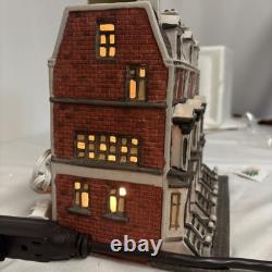 Dept 56 Sutton Place Brownstowne Heritage Village Christmas in City # 5961-7
