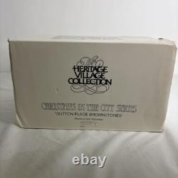 Dept 56 Sutton Place Brownstowne Heritage Village Christmas in City # 5961-7