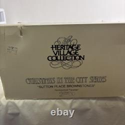 Dept 56 Sutton Place Brownstowne Heritage Village Christmas in City # 5961-7
