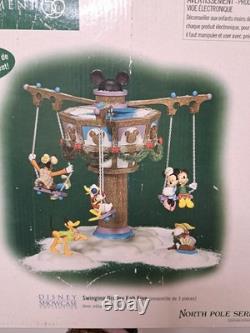 Dept 56 -Swinging Disney Fab Five #56866 -North Pole Series COMPLETE/EUC