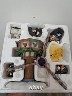 Dept 56 -Swinging Disney Fab Five #56866 -North Pole Series COMPLETE/EUC