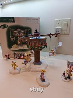 Dept 56 -Swinging Disney Fab Five #56866 -North Pole Series COMPLETE/EUC