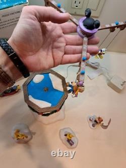Dept 56 -Swinging Disney Fab Five #56866 -North Pole Series COMPLETE/EUC