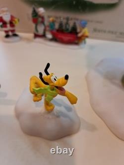 Dept 56 -Swinging Disney Fab Five #56866 -North Pole Series COMPLETE/EUC