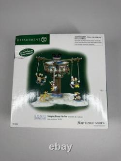 Dept 56 Swinging Disney Fab Five # 56866 North Pole Series Mickey Minnie Pluto