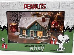 Dept 56 THE BLUE HOUSE ON JAMES STREET Peanuts Village 6013660 NEW 2024
