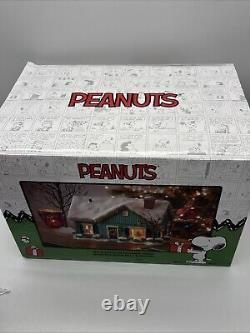 Dept 56 THE BLUE HOUSE ON JAMES STREET Peanuts Village 6013660 NEW 2024