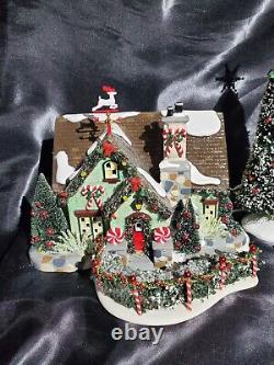 Dept 56 THE PEPPERMINT HOUSE Snow Village #55350 Item #100