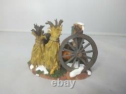 Dept 56 Thanksgiving Village Accessories figure turkeys geese in the field Set