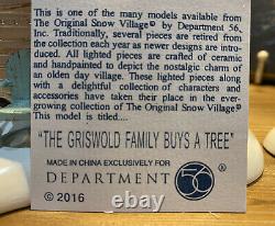 Dept 56 The Griswold Family Buys a Tree Christmas Vacation Snow Village