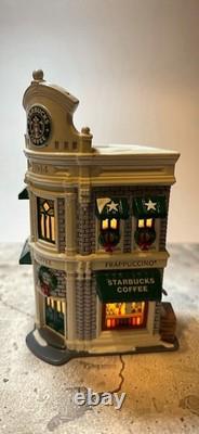 Dept 56 The Original Snow Village 54859 STARBUCKS COFFEE Painted Ceramic