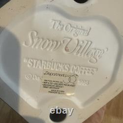 Dept 56 The Original Snow Village 54859 STARBUCKS COFFEE Painted Ceramic