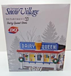 Dept 56 The Original Snow Village Dairy Queen Store #4044855 Old Store Stock