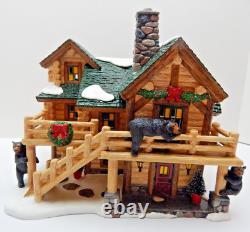 Dept 56 The Original Snow Village Jonathan the Bear Man's Carving Studio #55307
