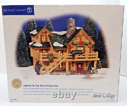 Dept 56 The Original Snow Village Jonathan the Bear Man's Carving Studio #55307