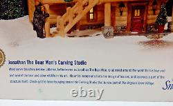 Dept 56 The Original Snow Village Jonathan the Bear Man's Carving Studio #55307
