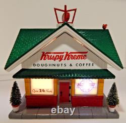 Dept 56 The Original Snow Village Krispy Kreme Doughnut Shop #55071 Nice! WithBox
